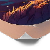 Het licht in het donker: een retro-reflectie poster (Hoek)