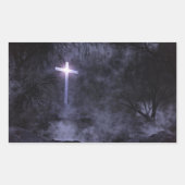 Het licht is aanstekers rechthoekige sticker (Voorkant)