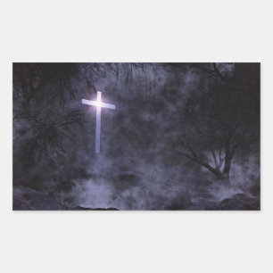 Het licht is aanstekers rechthoekige sticker