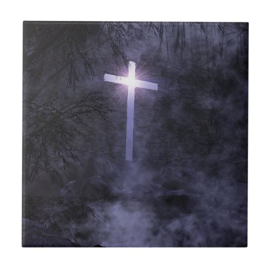 Het licht is een decoratieve tegel tegeltje (Voorkant)