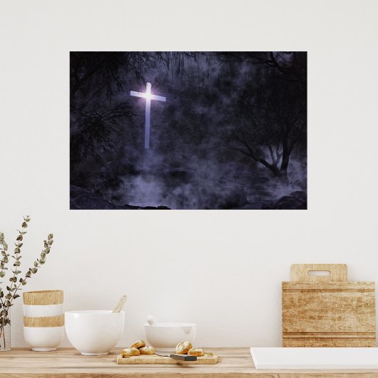 Het licht komt afdrukken poster (Keuken)