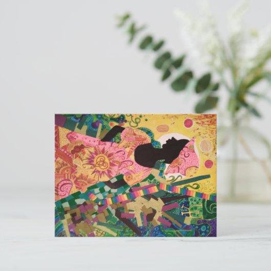 Het licht op het Briefkaart van de wereld (Staand voorkant)