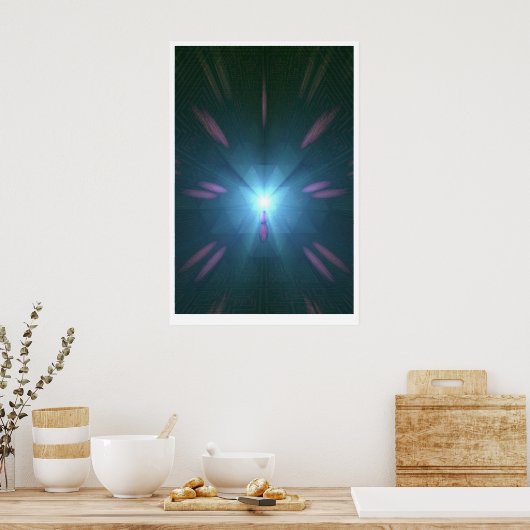 Het licht poster (Keuken)
