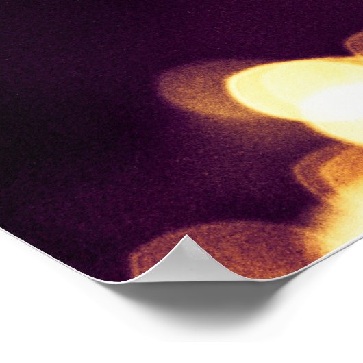 "Het licht schijnt in het donker" Poster (Hoek)