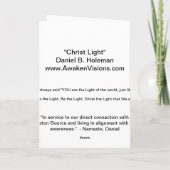 Het Licht van Christus Kaart (Achterkant)