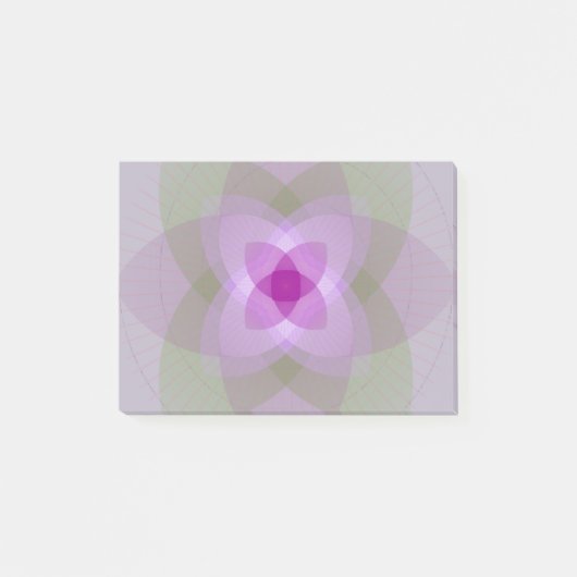 HET LICHT VAN DE BLOEM VAN LOTUS POST-IT® NOTES (Voorkant)