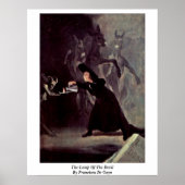 Het licht van de duivel van Francisco de Goya Poster (Voorkant)