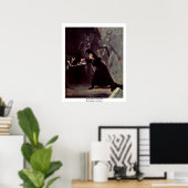 Het licht van de duivel van Francisco de Goya Poster (Thuiskantoor)