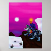 Het licht van de kerstfantasie van de Hoop schilde Poster (Voorkant)