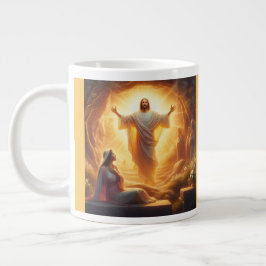 Het Licht van de Opstanding: Jezus Christus Staat  Grote Koffiekop
