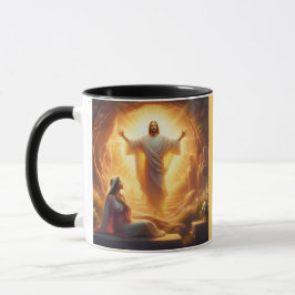 Het Licht van de Opstanding: Jezus Christus Staat  Mok