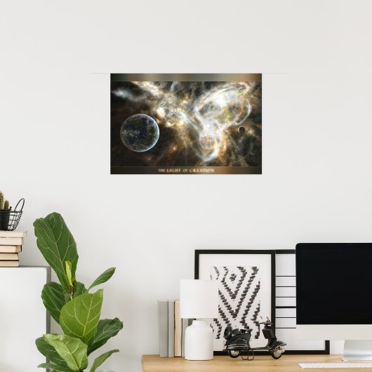 Het Licht van de Schepping Poster (Thuiskantoor)