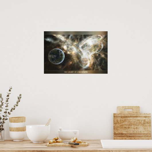 Het Licht van de Schepping Poster (Keuken)