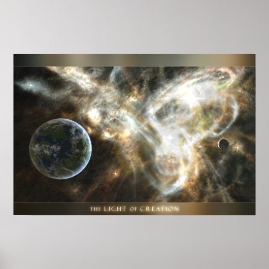 Het Licht van de Schepping Poster (Voorkant)