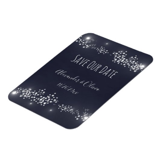 Het Licht van de ster bewaart de Datum Magnet Magneet (Linkerzijde)