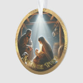 Het licht van de wereld Acryl Ornament (voorkant)