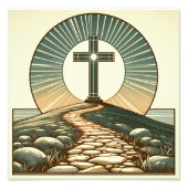 Het licht van de wereld foto afdruk (Voorkant)