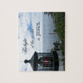 Het licht van de wereld is Jezus. Legpuzzel (Verticaal)