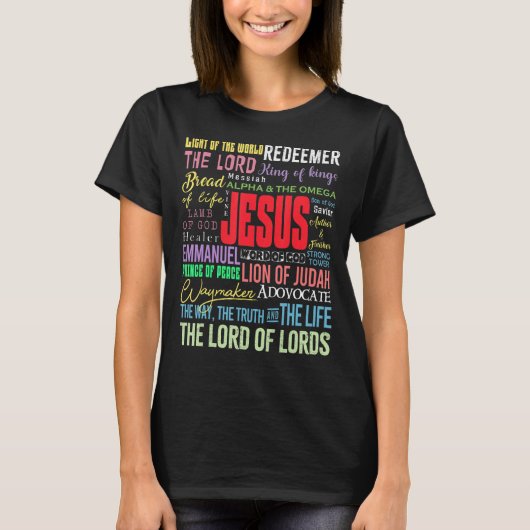 Het licht van de wereld Jezus de Heer Redeemer T-shirt (Voorkant)