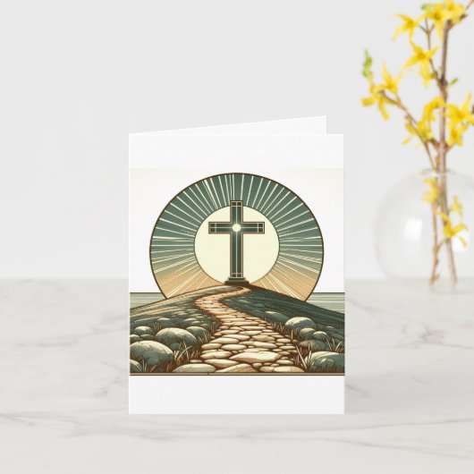 Het licht van de wereld kaart (Gele Bloem)