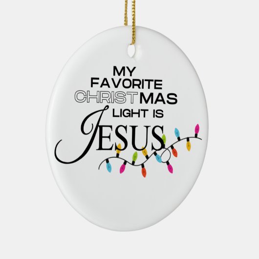 Het licht van de wereld keramisch ornament (Rechts)