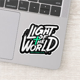 Het licht van de wereld Matteüs 5:14 Sticker
