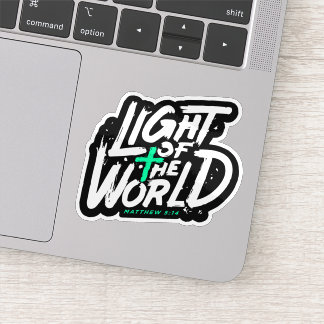 Het licht van de wereld Matteüs 5:14 Sticker