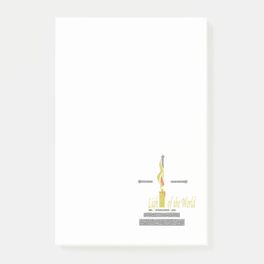Het licht van de wereld post-it® notes (Voorkant)