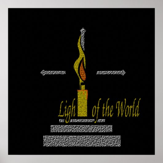Het licht van de wereld poster (Voorkant)