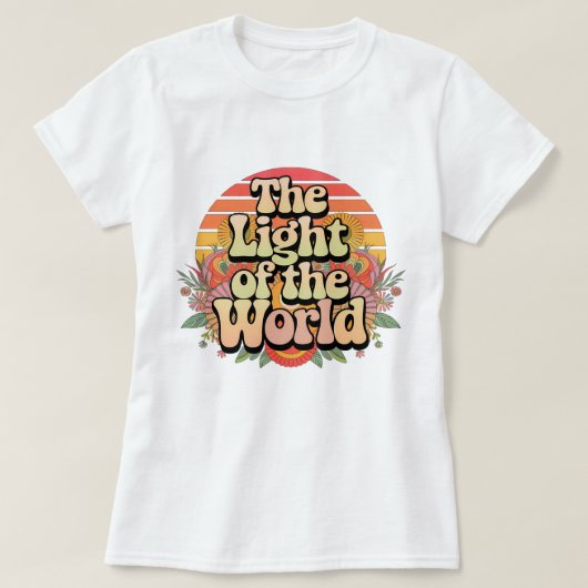 Het licht van de wereld t-shirt (Design voorkant)