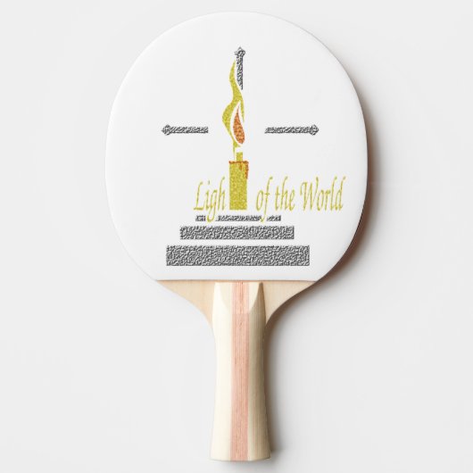 Het licht van de wereld tafeltennisbatje (Voorkant)