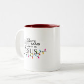 Het licht van de wereld tweekleurige koffiemok (Voorkant links)