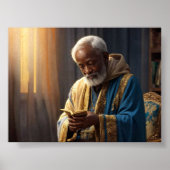 Het licht van de wijsheid tussen de regels van het poster (Voorkant)