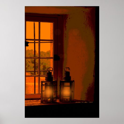 Het licht van het baken poster (Voorkant)