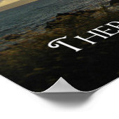 Het Licht van het Inspirerend Citaat aan het Eind  Poster (Hoek)