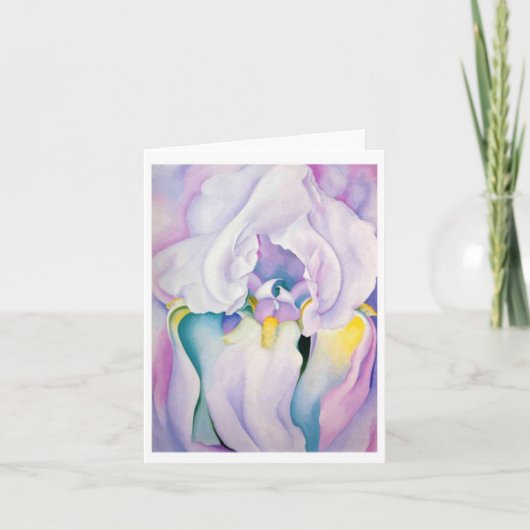 Het licht van Iris van Georgia O'Keeffe, Kaart (Voorkant)