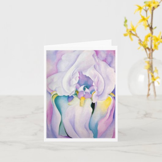 Het licht van Iris van Georgia O'Keeffe, Kaart (Gele Bloem)