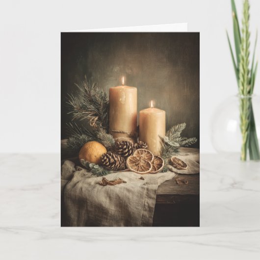 Het Licht van Kerstmis Feestdagen Kaart (Voorkant)