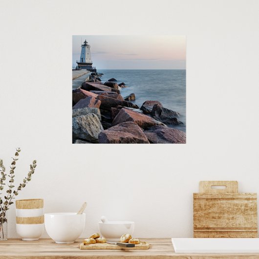 Het licht van Ludington Poster (Keuken)