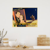 het licht van Westerne sterren 1940 film Poster (Keuken)