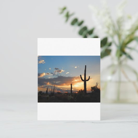 Het licht verdwijnt in een Uitbarsting langzaam Briefkaart (Staand voorkant)