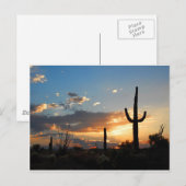 Het licht verdwijnt in een Uitbarsting langzaam Briefkaart (Voorkant / Achterkant)