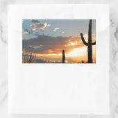 Het licht verdwijnt in een Uitbarsting langzaam Rechthoekige Sticker (Tas)