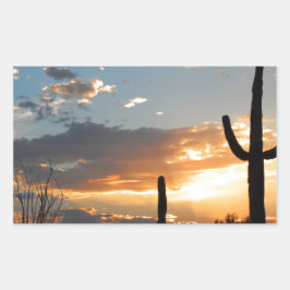 Het licht verdwijnt in een Uitbarsting langzaam Rechthoekige Sticker