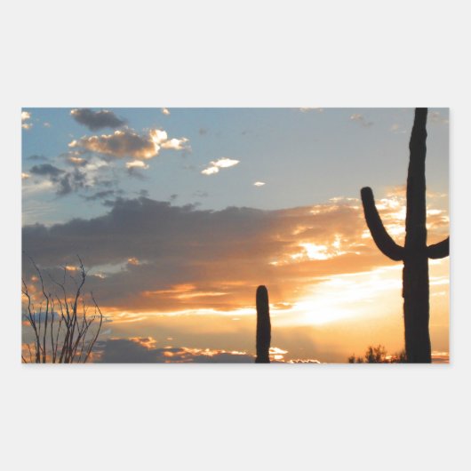 Het licht verdwijnt in een Uitbarsting langzaam Rechthoekige Sticker (Voorkant)