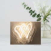 Het licht verkennen: harten briefkaart (Staand voorkant)