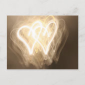 Het licht verkennen: harten briefkaart (Voorkant)