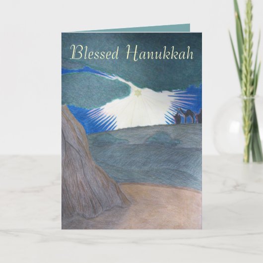 HET LICHT VOLGEN FEESTDAGEN KAART (Voorkant)