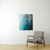 Het licht werpen op het bos in de herfst van de bo wandkleed (In situ)