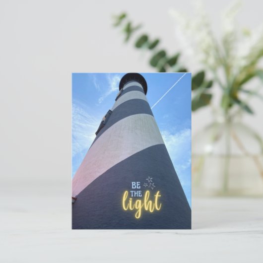 het lichte briefkaart zijn (Staand voorkant)